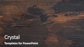  Presentation with old - Cool new slide deck with anciant paints - old wooden surface background scuffed backdrop and a  colored foreground