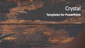  Presentation with old books on a wooden - Presentation theme enhanced with anciant paints - old wooden surface background scuffed background and a dark gray colored foreground