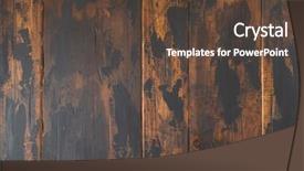  Presentation with old - Cool new slide deck with anciant paints - old wooden surface background scuffed backdrop and a tawny brown colored foreground