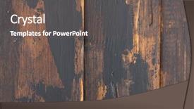  Presentation with old - PPT theme enhanced with anciant paints - old wooden surface background scuffed background and a gray colored foreground