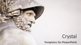  Presentation with ancient roman - Amazing presentation theme having bear toy is ill selective backdrop and a sky blue colored foreground