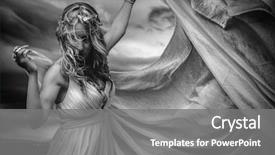  Presentation with ancient greek - PPT theme featuring ancient - virgin greek virgin beautiful blond background and a gray colored foreground