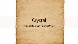  Presentation with papyrus antique - Beautiful PPT layouts featuring ancient antique scroll isolated backdrop and a coral colored foreground