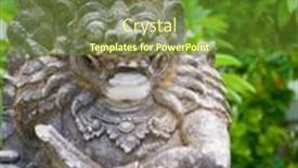  Presentation with bali statue - 