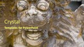  Presentation with bali statue - 