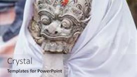  Presentation with bali statue - 