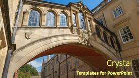  Presentation with england - Slide deck featuring ancient-bridge-of-sighs background and a tawny brown colored foreground