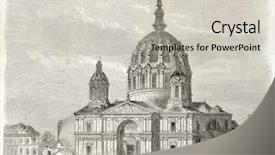  Presentation with notre dame paris france - Presentation consisting of border collie is lying on the lawn yellow ball toy is lying in front of the dog background and a gray colored foreground