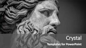  Presentation with nile river - Audience pleasing PPT layouts consisting of ancient bust of nile river backdrop and a dark gray colored foreground