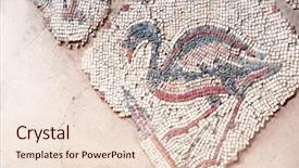  Presentation with byzantine - Amazing PPT layouts having ancient byzantine natural stone tile backdrop and a lemonade colored foreground