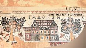  Presentation with byzantine - Presentation enhanced with ancient-byzantine-natural-stone-tile background and a lemonade colored foreground