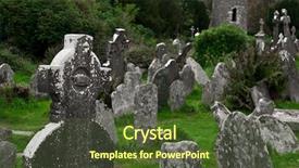  Presentation with celtic - PPT layouts featuring ancient celtic gravesite with unmarked background and a tawny brown colored foreground