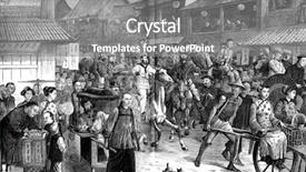  Presentation with travel journal - Beautiful PPT theme featuring ancient china - return of racing in shanghai backdrop and a gray colored foreground