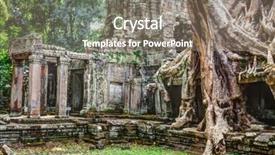  Presentation with civilization - Presentation design consisting of ancient civilization - temples of angkor background and a gray colored foreground