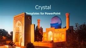  Presentation with complex - Cool new PPT layouts with ancient-complex-of-gur backdrop and a ocean colored foreground