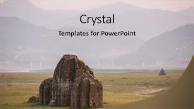  Presentation with himachal pradesh - PPT theme featuring bilaspur himachal pradesh state india background and a light gray colored foreground