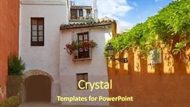  Presentation with islam andalusia - Audience pleasing presentation design consisting of ancient jewish - seville juderia barrio in andalusia backdrop and a tawny brown colored foreground