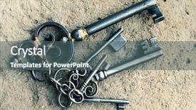  Presentation with ancient magic - Amazing presentation having ancient keys from the castle backdrop and a  colored foreground