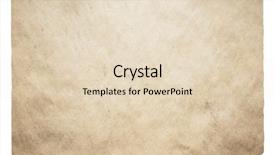  Presentation with old paper - Audience pleasing PPT theme consisting of ancient letter - old paper isolated on white backdrop and a lemonade colored foreground