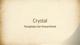  Presentation with old brown paper texture - Audience pleasing theme consisting of ancient letter - old paper texture background backdrop and a cream colored foreground