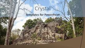  Presentation with guatemala - PPT theme consisting of ancient-maya-pyramid-in-guatemala background and a  colored foreground