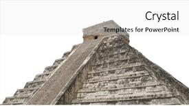  Presentation with mayan - Amazing PPT layouts having ancient mayan pyramid of kukulkan backdrop and a white colored foreground