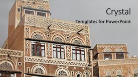  Presentation with old building britain gif - Audience pleasing slides consisting of ancient middle east - old sanaa building - traditional backdrop and a light gray colored foreground