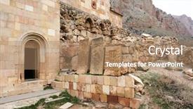  Presentation with armenia - Colorful slides enhanced with ancient monastery noravank in the mountains in amaghu valley armenia was founded in 1205 backdrop and a coral colored foreground