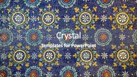  Presentation with mosaic - Colorful PPT theme enhanced with ancient mosaics v century backdrop and a gray colored foreground
