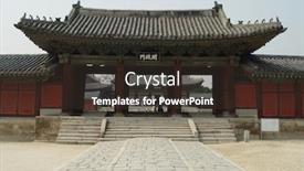  Presentation with ancient - Beautiful PPT theme featuring co teaching - teacher standing infront backdrop and a gray colored foreground