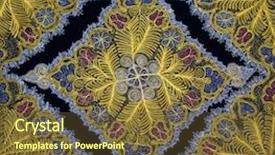 Presentation with persia - Cool new theme with ancient persia - traditional vintage embroidery from uzbekistan backdrop and a tawny brown colored foreground