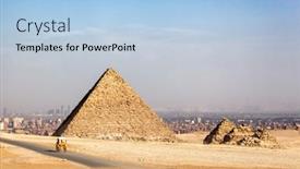  Presentation with cairo - Cool new PPT layouts with ancient-pyramids-of-giza-cairo backdrop and a light blue colored foreground