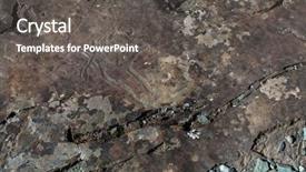  Presentation with russia - Theme featuring ancient rock paintings petroglyphs background and a dark gray colored foreground