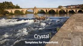  Presentation with ancient roman - Colorful slides enhanced with ancient roman bridge of ponte backdrop and a  colored foreground