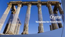  Presentation with roman ruins - Cool new presentation with ancient roman ruins backdrop and a teal colored foreground
