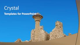  Presentation with ancient egypt - Cool new presentation with ancient-ruins-of-karnak-temple backdrop and a teal colored foreground