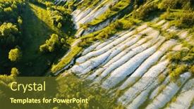  Presentation with earth crust - Slides featuring ancient-shift-of-the-earth background and a tawny brown colored foreground