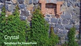  Presentation with stone masonry - Cool new slide set with ancient stone masonry an old backdrop and a  colored foreground