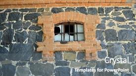  Presentation with stone masonry - Colorful presentation enhanced with ancient stone masonry an old backdrop and a  colored foreground