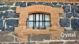  Presentation with stone masonry - Presentation featuring ancient stone masonry an old background and a  colored foreground