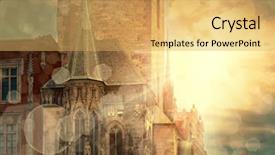  Presentation with world travel - Presentation design enhanced with ancient technology - one of the famous popular background and a yellow colored foreground