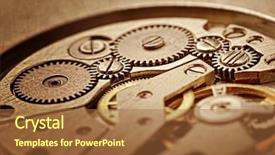  Presentation with mechanism - Colorful PPT layouts enhanced with ancient technology - rusty mechanism in the old backdrop and a red colored foreground