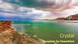  Presentation with ancient israel - Beautiful slide set featuring ancient-terracotta-colored-mountains-surround backdrop and a tawny brown colored foreground