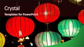  Presentation with world heritage - Audience pleasing PPT theme consisting of ancient town unesco world heritage backdrop and a wine colored foreground