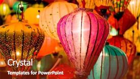  Presentation with world heritage - Amazing slides having ancient town unesco world heritage backdrop and a tawny brown colored foreground