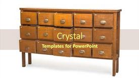  Presentation with chest - Beautiful slide deck featuring ancient-wooden-chest-with-opend backdrop and a red colored foreground