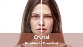  Presentation with cause - Audience pleasing PPT theme consisting of and after exhaustion cause backdrop and a red colored foreground