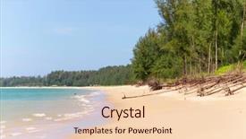  Presentation with sea - PPT theme enhanced with andaman sea in koh kho background and a lemonade colored foreground