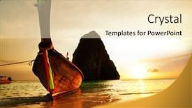  Presentation with thailand - Amazing slide set having andaman sea in thailand backdrop and a lemonade colored foreground