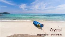  Presentation with solo travel - Colorful presentation design enhanced with andaman sea koh lipe - solo backdrop and a  colored foreground